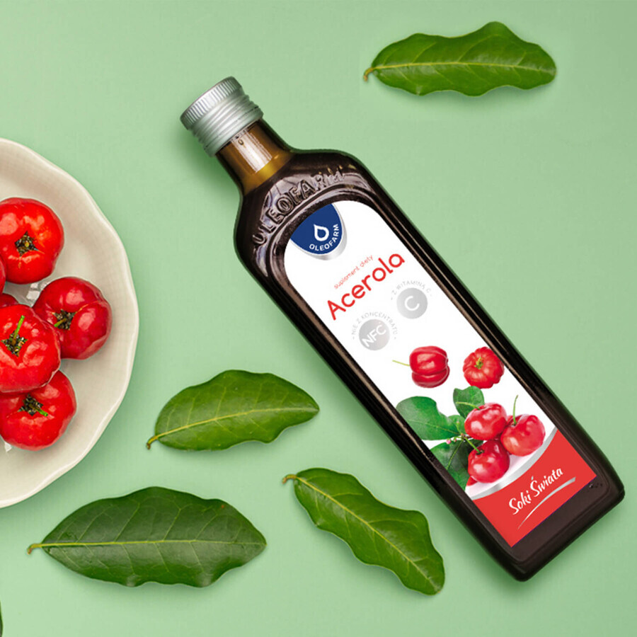 Oleofarm Säfte der Welt Acerola mit Vitamin C, 490 ml