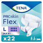 Tena Flex ProSkin, diapers, size L, 83-120 cm, Maxi, 22 pcs