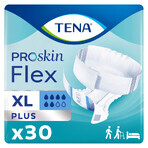 Tena Flex ProSkin, Windeln, Größe XL, 105-153 cm, Plus, 30 Stück