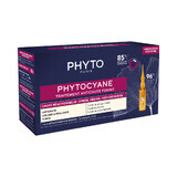 Phyto Phytocyane, traitement de la chute des cheveux pour les femmes, ampoules réactives, 12 unités