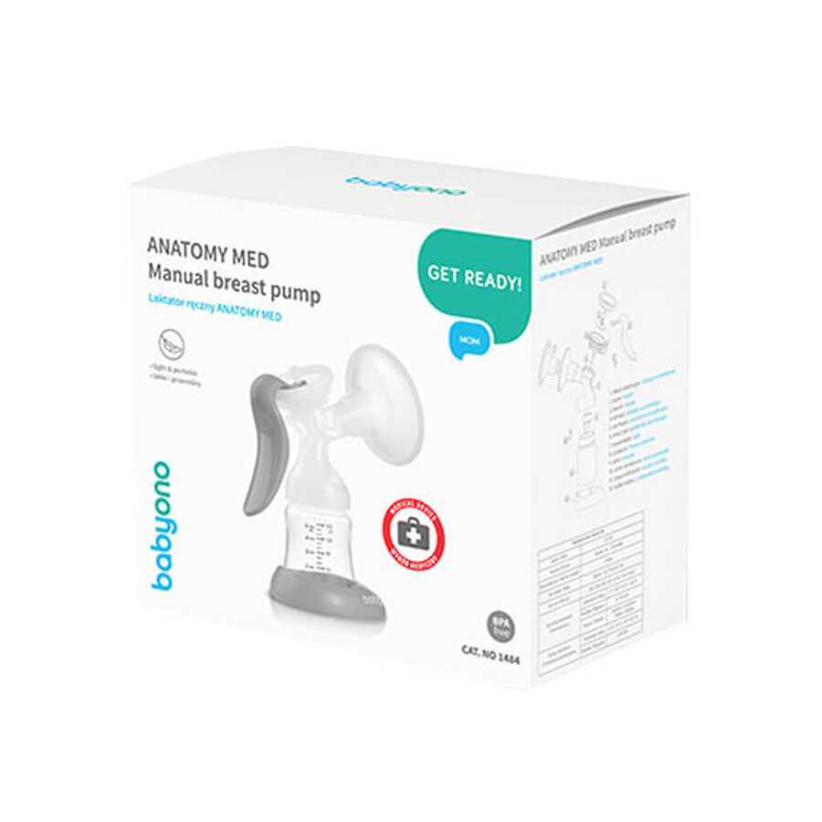 Baby Ono Anatomy Med LD-101, manual breast pump, medical