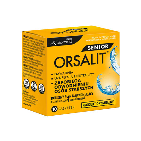 Orsalit Senior, oral rehydration liquid, 10 sachets