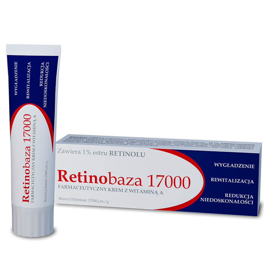 Retinobase 17000, pharmazeutische Vitamin-A-Creme, 30 g VERUNREINIGTE VERPACKUNG