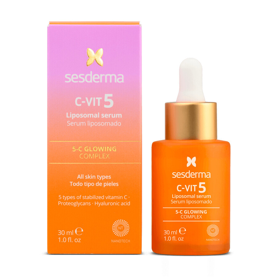 Sesderma C-Vit 5, liposomal facial serum, 30 ml