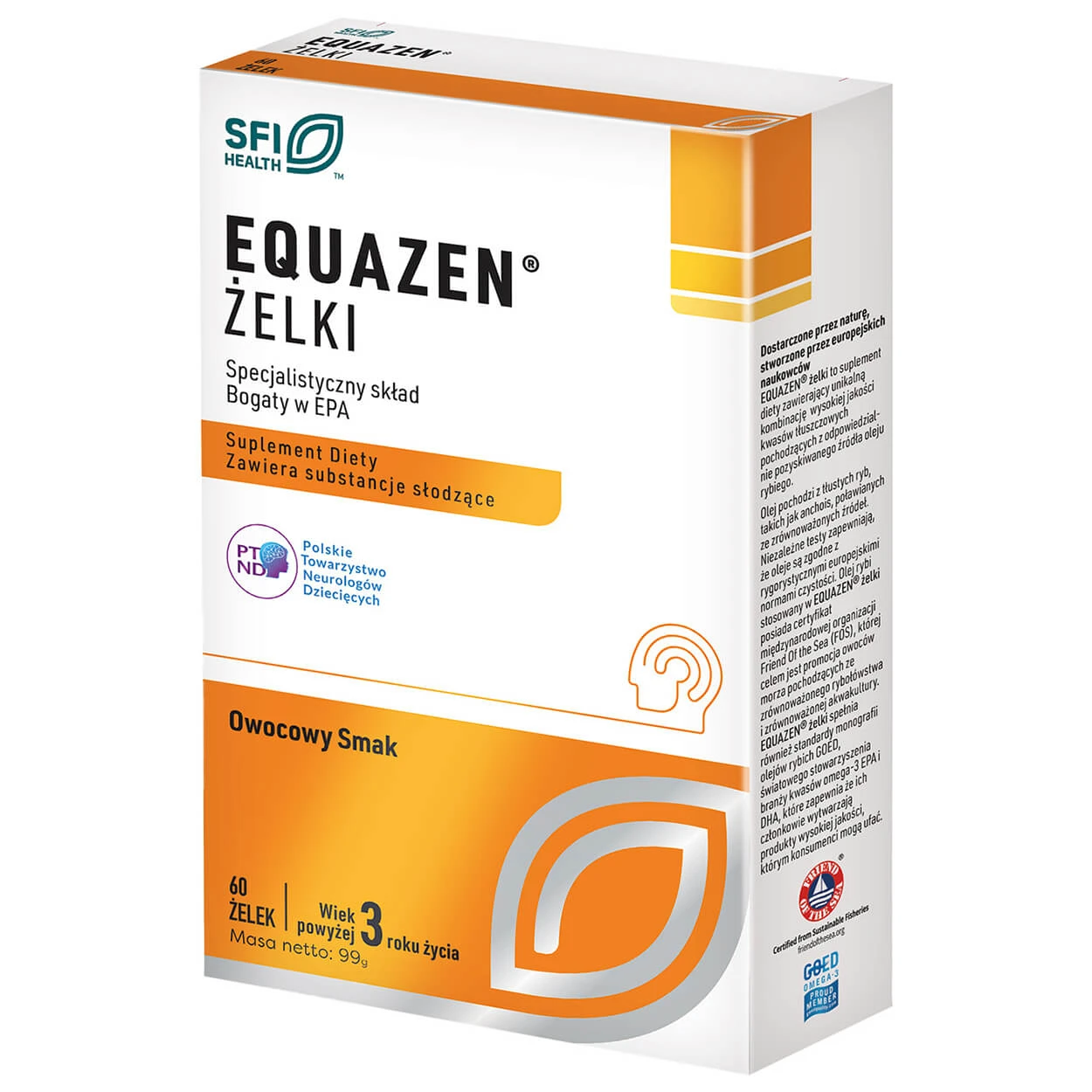 Equazen Gelee, ab 3 Jahren, Fruchtgeschmack, 60 Stück