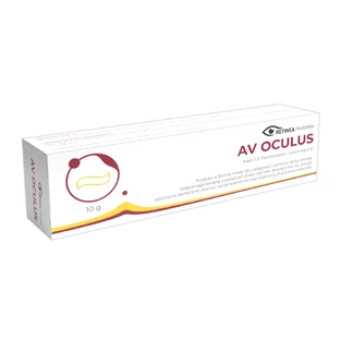 Av Oculus, unguent cu D-pantenol și vitamina A + E pentru îngrijirea și protecția pielii pleoapelor, 10 g