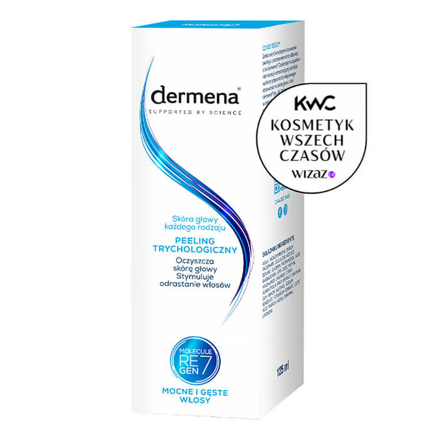 Dermena, trichologisches Peeling, Kopfhaut aller Typen, 125 ml