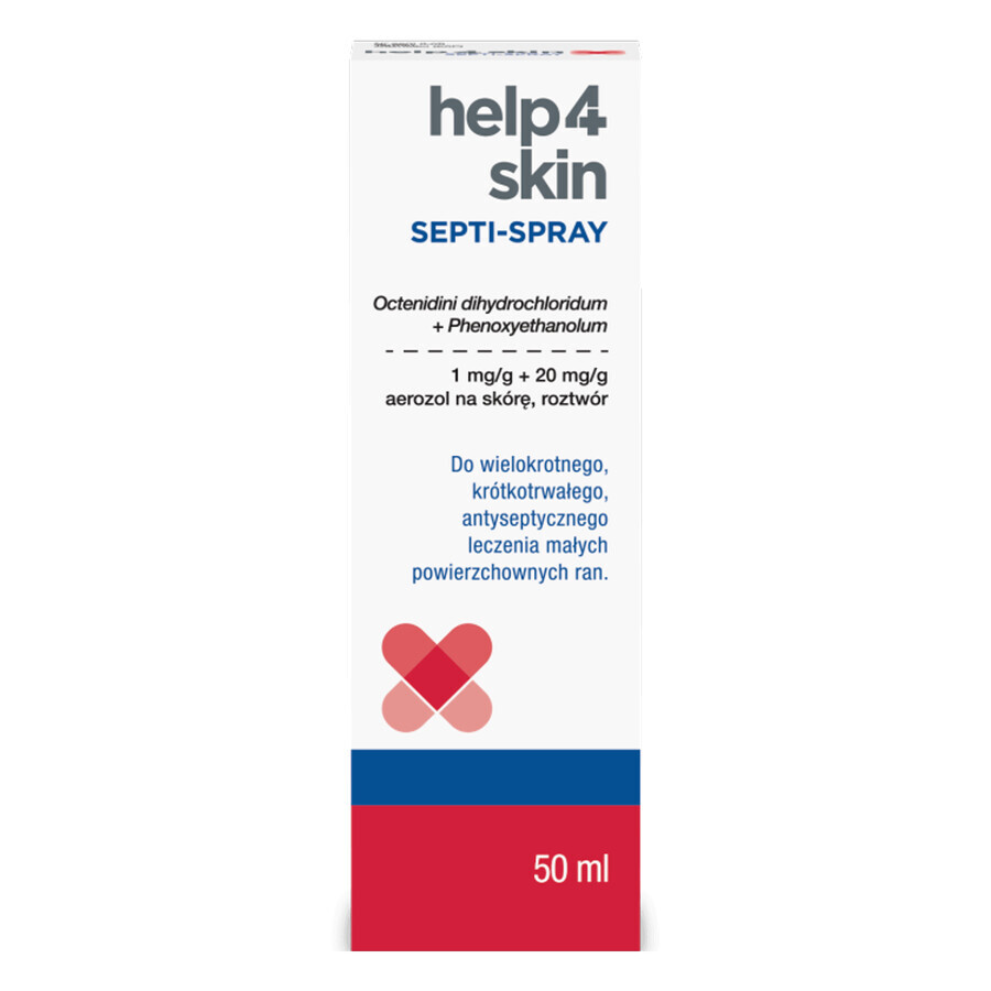 Help4Skin Septi-Spray 1 mg + 20 mg/g, Hautspray, 50 ml