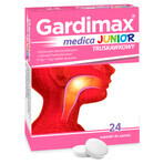 Gardimax Medica Junior Erdbeere 5 mg +1 mg, 24 Lutschtabletten