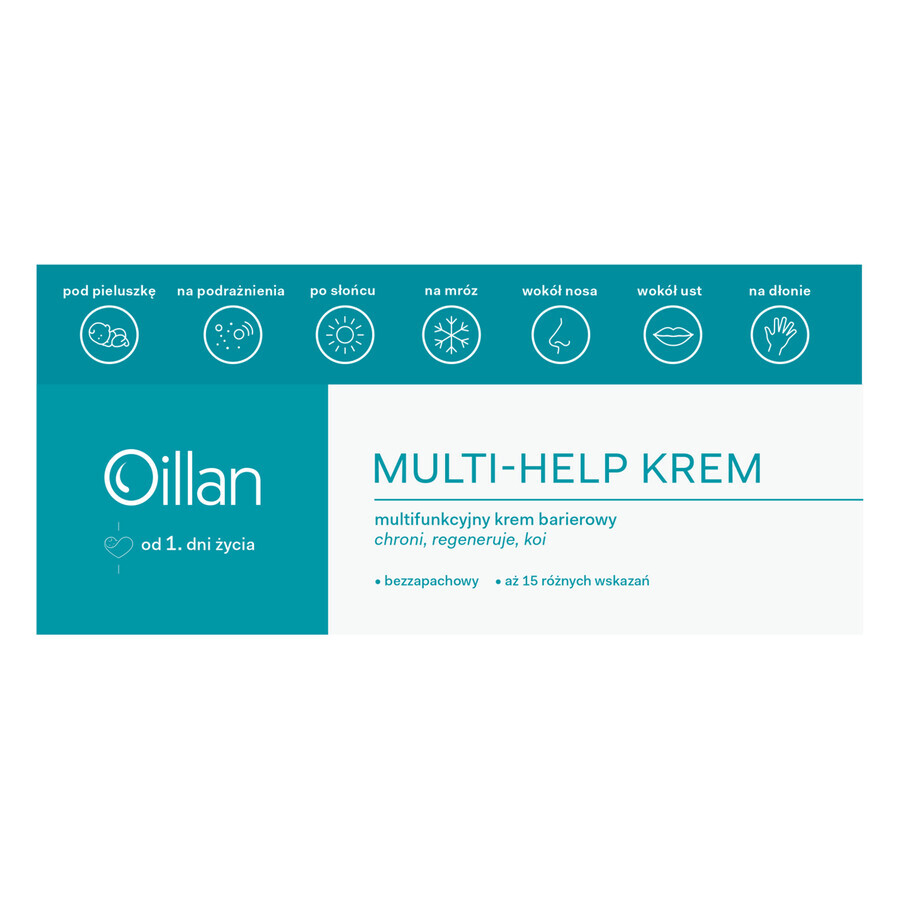 Oillan Multi-Help, barrier cream, 50 ml