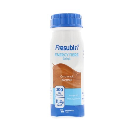 Fresubin Energy Fiber Drink, caramel flavor, 4 x 200 ml