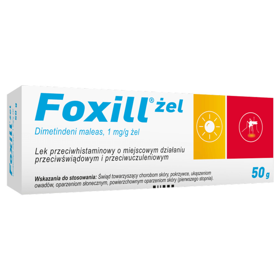 Foxill, 1 mg/g, Gel, 50 g