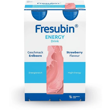 Fresubin Energy, 4 x 200 ml - cu aromă de căpșuni, Fresenius Kabi