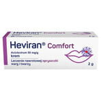 Heviran Comfort 50 mg/g, crème, 2 g