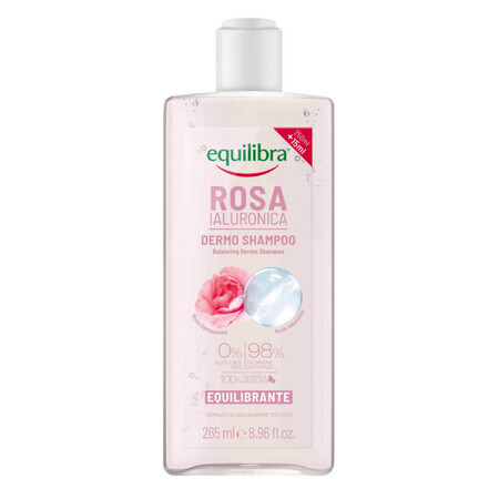 Equilibra Rosa, ausgleichendes Shampoo, Rose und Hyaluronsäure, 265 ml