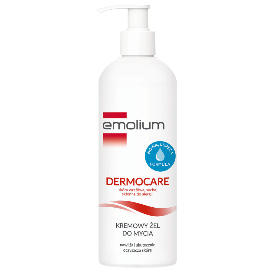 Set Emolium Dermocare, ulei de spălare hidratant, de la 3 luni, 400 ml + gel de spălare cremos, de la 1 lună, 400 ml