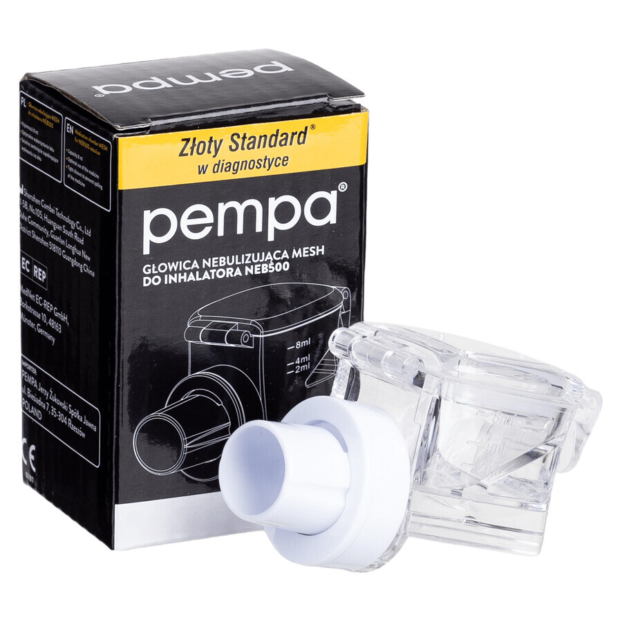 Pempa, Mesh-Verneblerkopf für NEB500 Mesh-Inhalator, 1 Stück