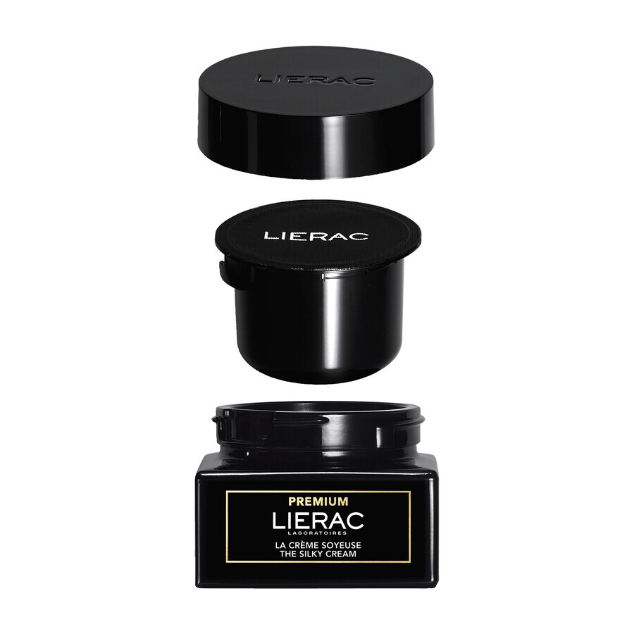 Lierac Premium, cremă mătăsoasă anti-îmbătrânire, rezervă, 50 ml