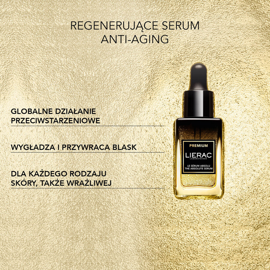 Lierac Premium, regenerierendes Anti-Ageing-Serum, sparsam, 30 ml