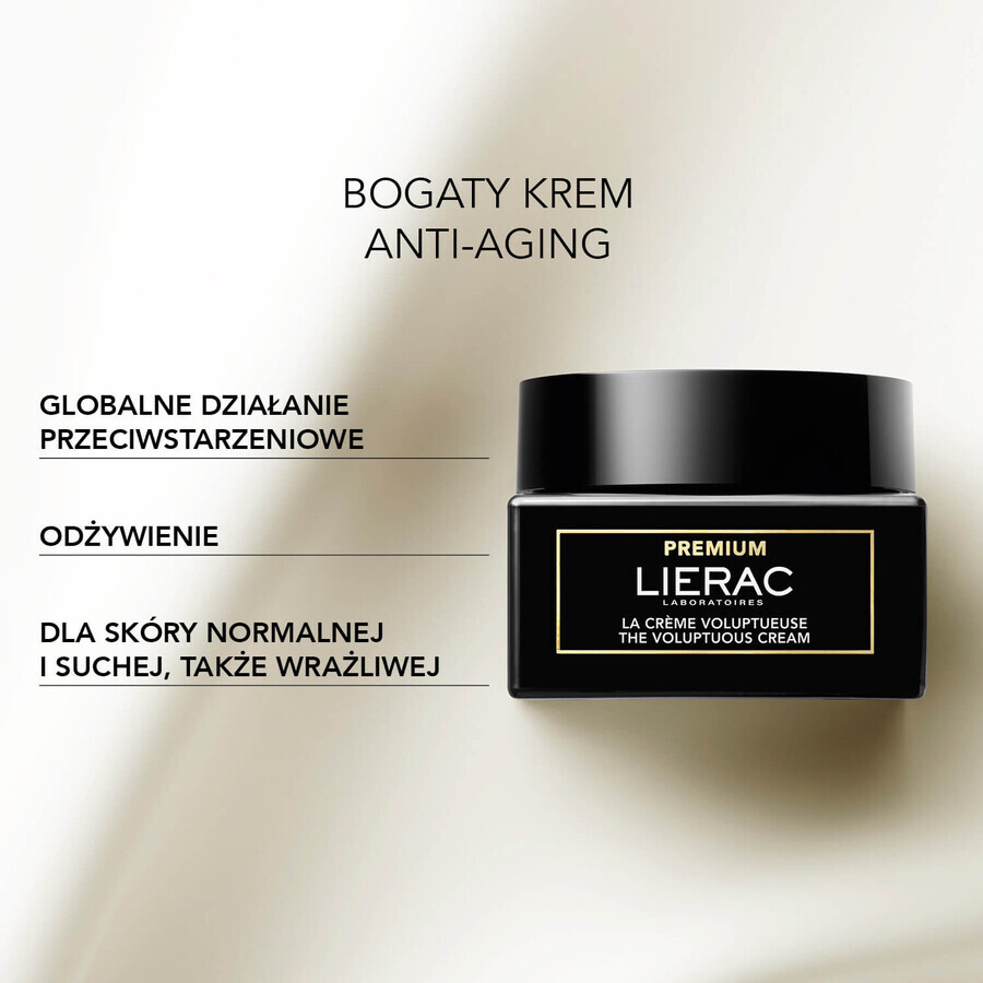 Lierac Premium, reichhaltige Anti-Ageing-Creme, 50 ml