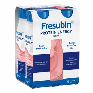 Fresubin Protein Energy mit Erdbeergeschmack, 4 x 200 ml, Fresenius Kabi