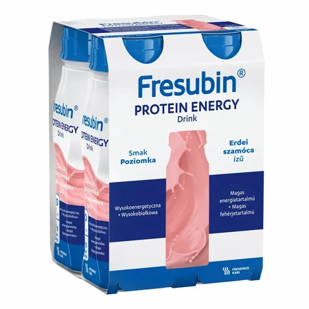Fresubin Protein Energy met aardbeiensmaak, 4 x 200 ml, Fresenius Kabi