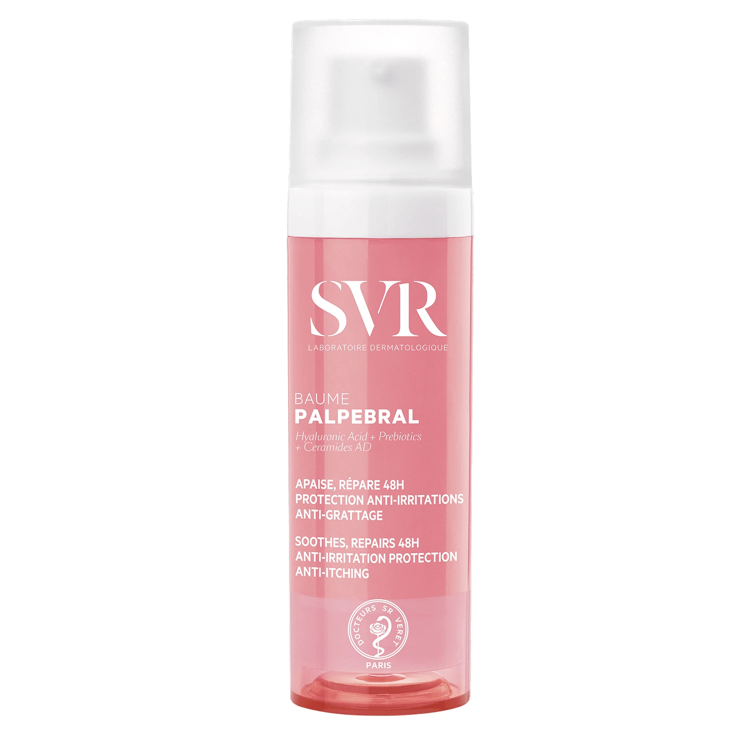 SVR Palpebral Baume, beruhigender Balsam für Gesicht, Augenlider und Augenpartie, gereizte, sehr trockene, atopische Haut, 30 ml