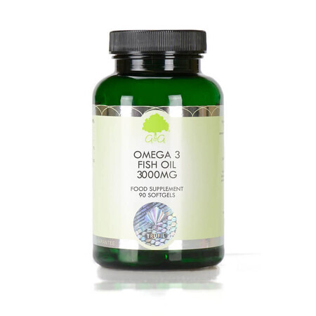 Omega 3 Ulei de Peste 1000mg, 90 capsule moi, G&G