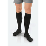 Jobst For Men Explore, calcetines de compresión hasta la rodilla, CCL2, puntera cerrada, talla 5, negro