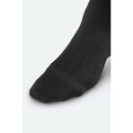 Jobst For Men Explore, calcetines de compresión hasta la rodilla, CCL2, puntera cerrada, talla 5, negro