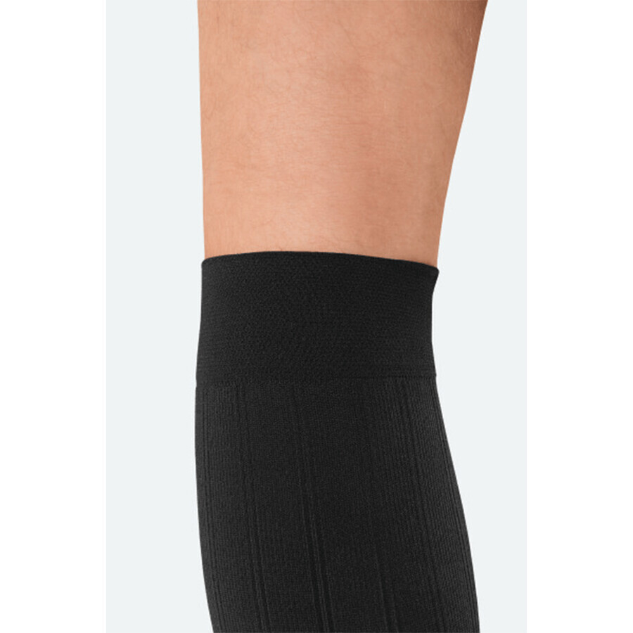 Jobst For Men Explore, calcetines de compresión hasta la rodilla, CCL2, puntera cerrada, talla 5, negro