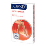 Jobst Ultra Sheer Knee Compression Socks CCL2 Closed Toe Size 5 Natural