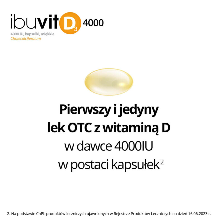 Ibuvit D3 4000 IU, 150 capsules