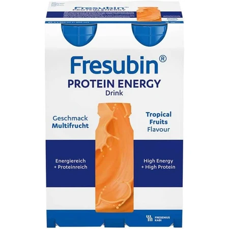 Fresubin Protein Energy, 4 x 200 ml, frutas tropicales