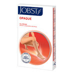 Jobst Opaque, șosete de compresie pentru genunchi, CCL2, vârf închis, mărimea 5, naturale