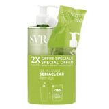 SVR Sebiaclear set, gel moussant sans savon pour le nettoyage des pores, 400 ml + réserve, 400 ml