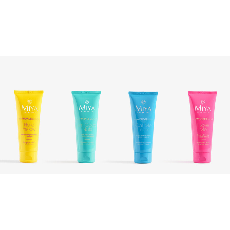 Miya myWONDERBALM Hello Yellow, crema energizzante al mango, 75 ml