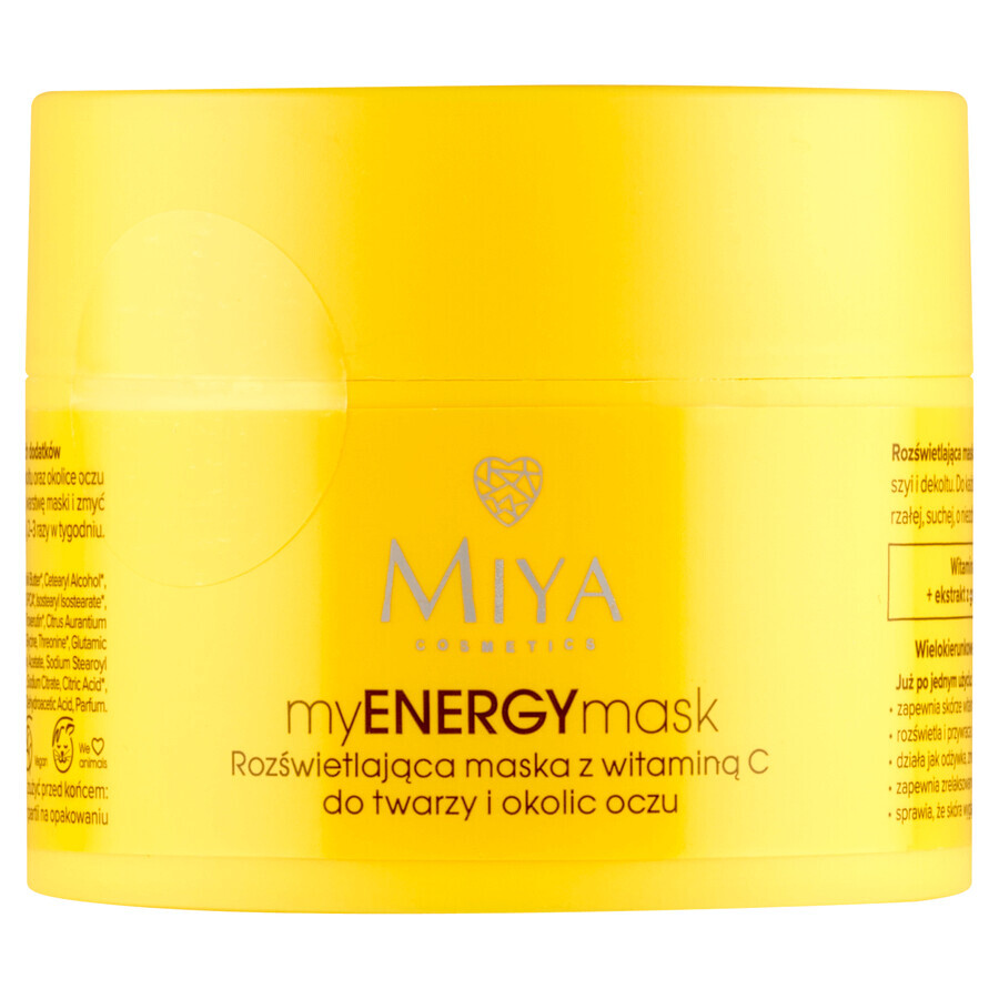 Miya myENERGYmask, aufhellende Maske mit Vitamin C, 50 ml