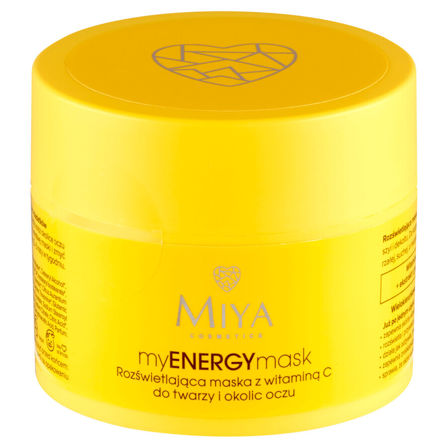 Miya myENERGYmask, aufhellende Maske mit Vitamin C, 50 ml