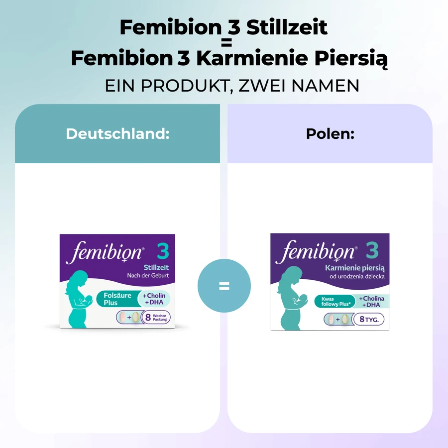 Femibion ​​3 Breastfeeding, 56 tablets + 56 capsules, Procter & Gamble