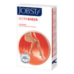 Jobst Ultra Sheer, colanți de compresie, CCL2, deget închis, mărimea 5, negru