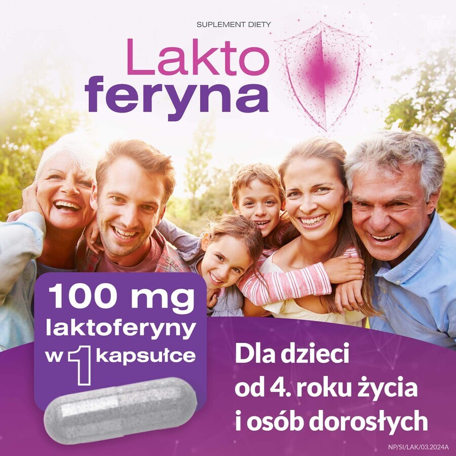 Nutropharma Lactoferrin, 15 Kapseln