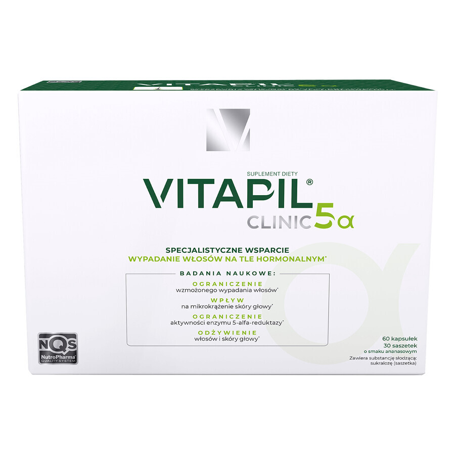 Vitapil Clinic 5alpha, 30 Portionsbeutel + 60 Kapseln