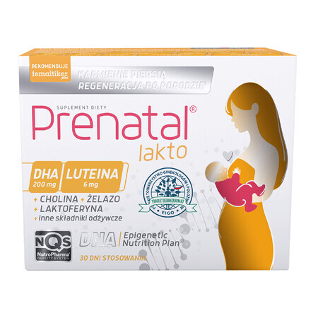 Prenatal Lakto, 30 Hartkapseln + 30 Weichkapseln