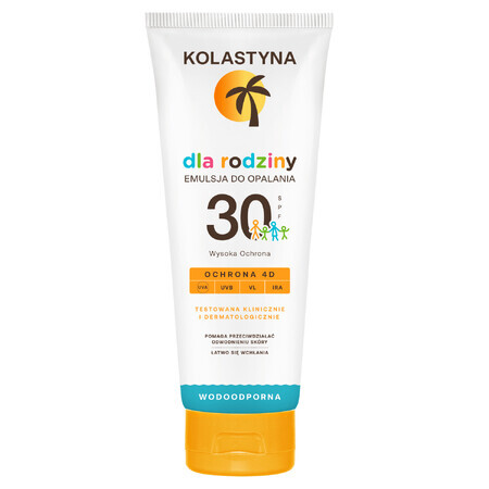 Kolastyna Family, sunscreen emulsion, for children and adults, SPF 30, 250 ml