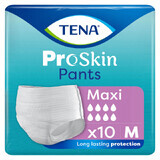 Tena Pants ProSkin, absorbierender Slip, Größe M, 80-110 cm, Maxi, 10 Stück