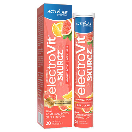 Activlab Pharma Electrovit Skurcz, Geschmack: Orange und Grapefruit, 20 Brausetabletten