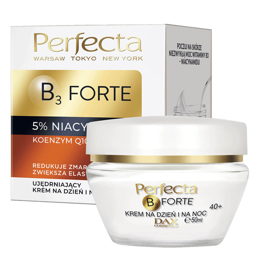 Perfecta B3 Forte 40+, strengthening face cream, day and night, 50 ml