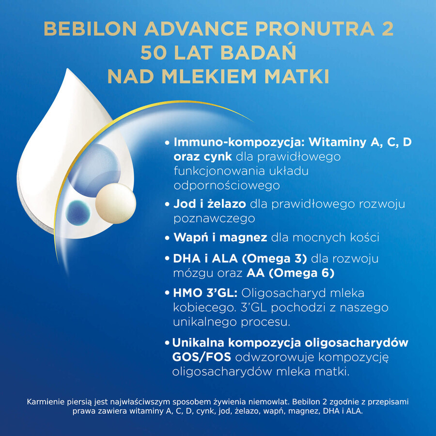 Bebilon Advance Pronutra 2, follow-on milk, over 6 months, 800 g