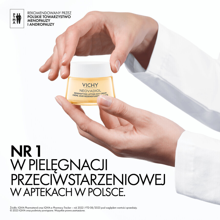 Vichy Neovadiol Peri-Menopause, cremă de zi de întărire pentru refacerea densității, piele normală și mixtă, 50 ml